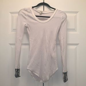 We the free long sleeve shirt with sleeve detail